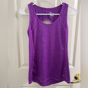 Old Navy Purple Cut Out Sleeveless Activewear Tank Top